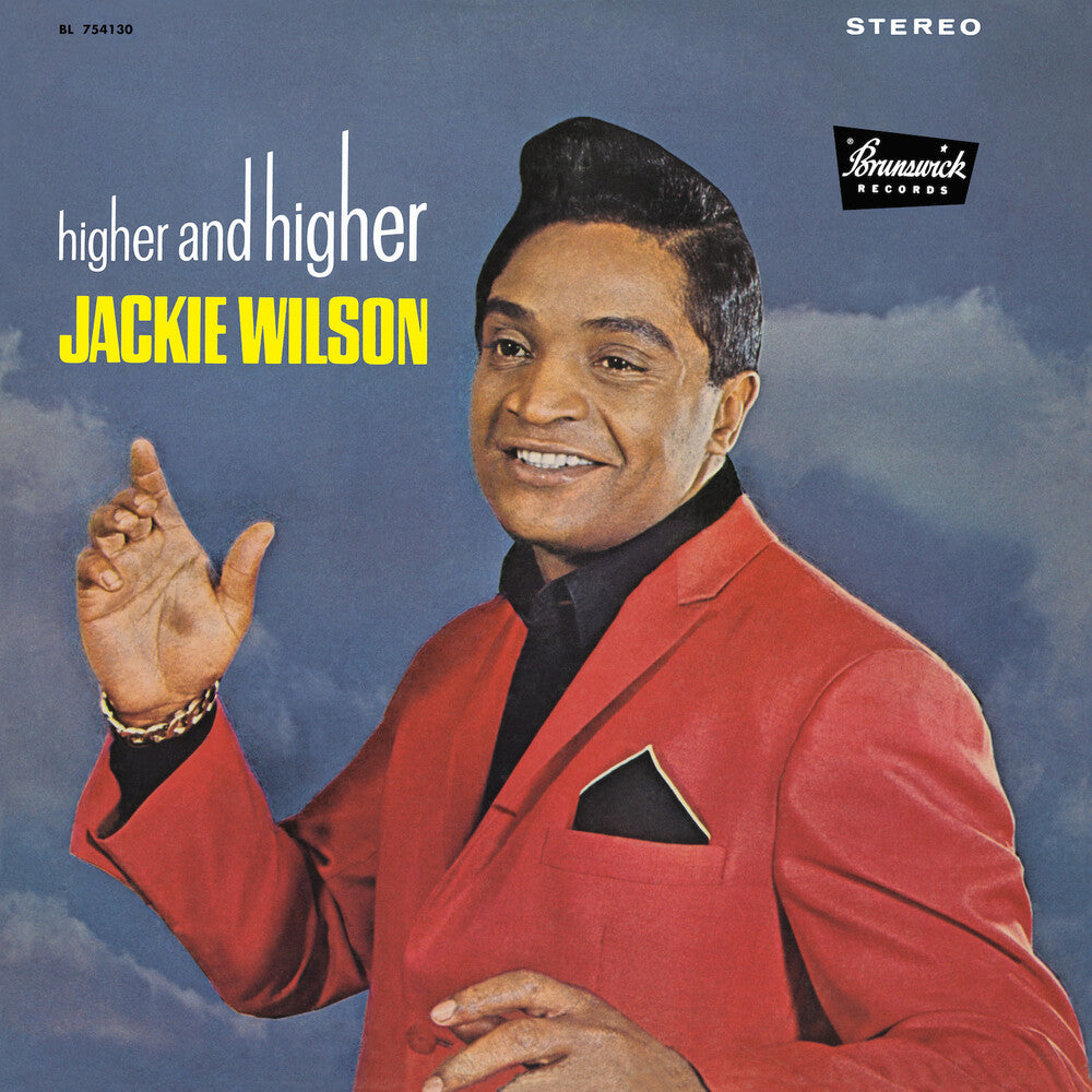the album cover for Jackie Wilson - Higher & Higher