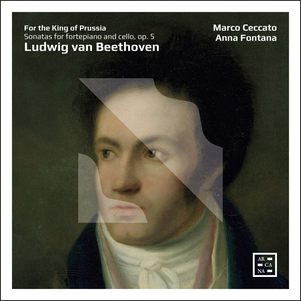 the album cover for Lebrun / Ceccato / Fontana - For The King Of Prussia - Sonatas For Fortepiano