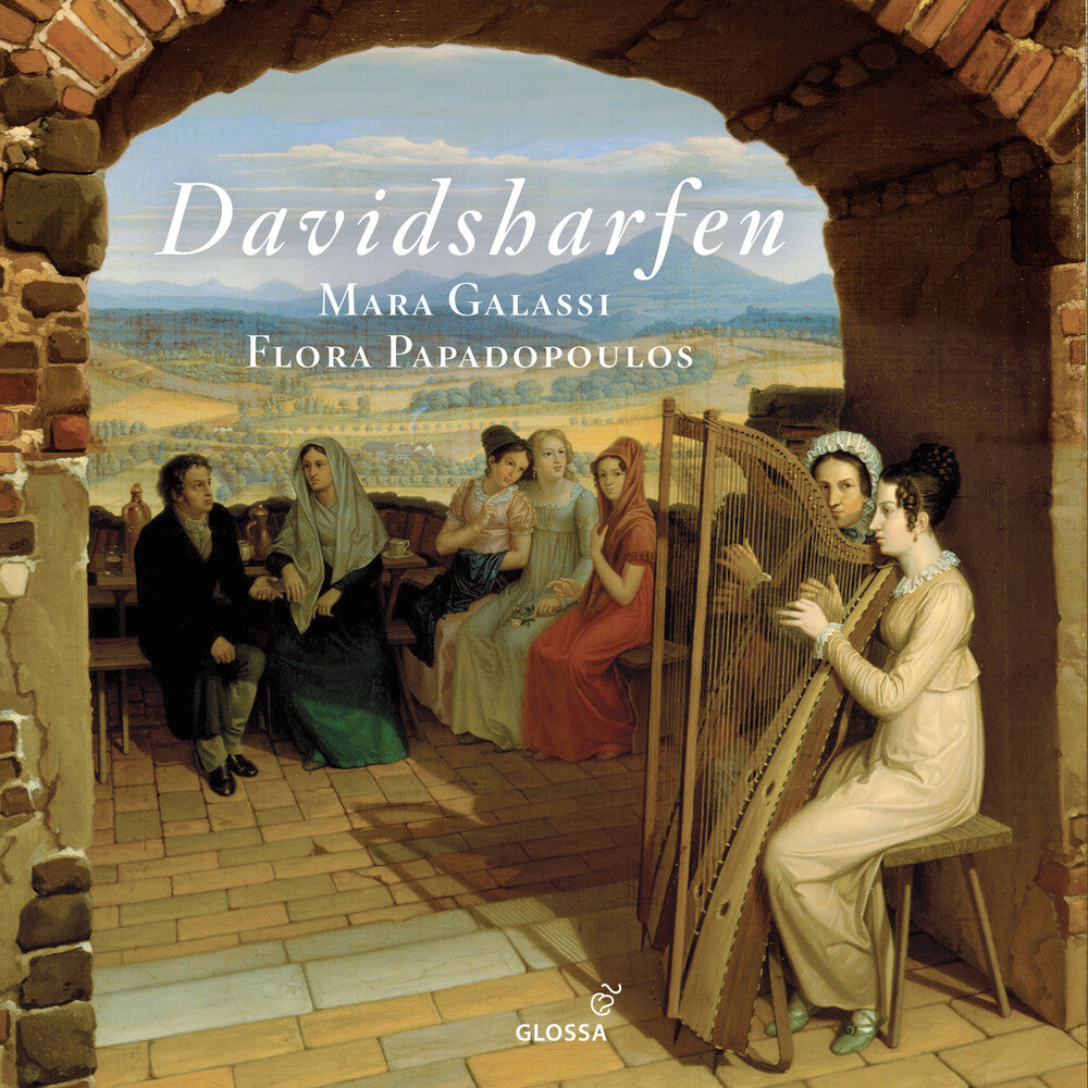 the album cover for J Bach .S. / Weiss / Galassi - Davidsharfen