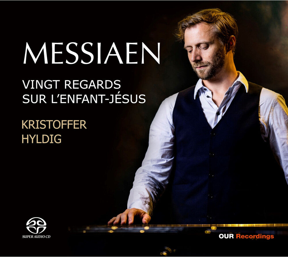 the album cover for Messiaen / Hyldig - Vingt Regards Sur L Enfant-Jesus
