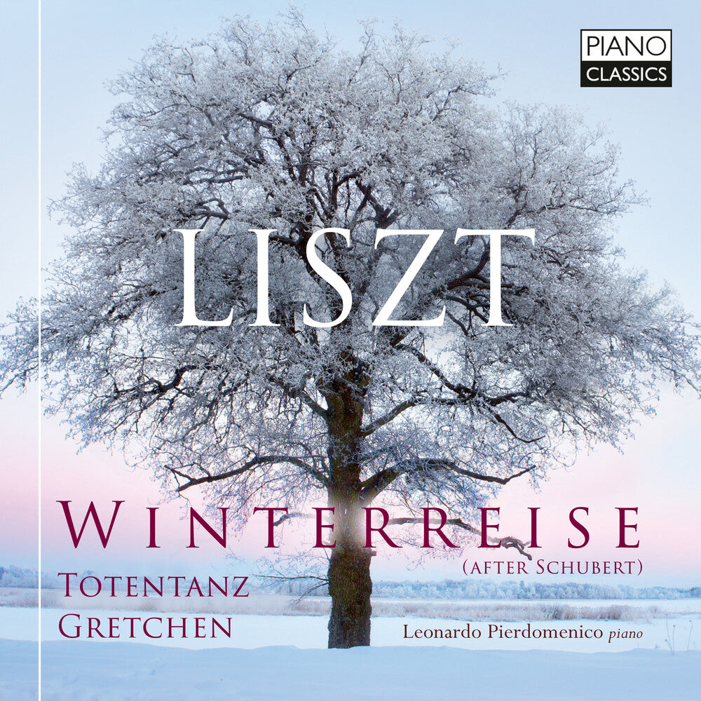 the album cover for Liszt / Pierdomenico - Winterreise (After Schubert) Totentanz Gretchen