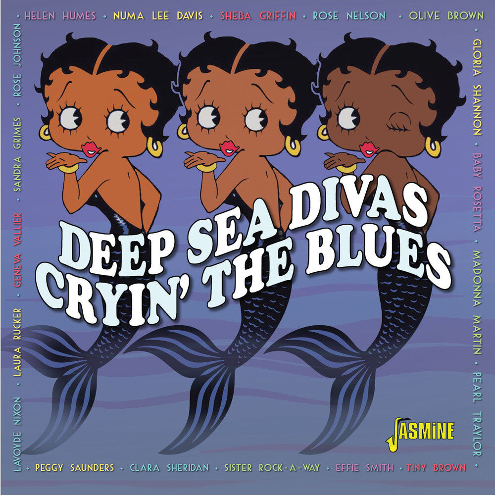 the album cover for Cryin The Blues: Deep Sea Divas / Various - Cryin The Blues: Deep Sea Divas / Various (Uk)