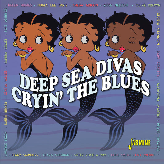 the album cover for Cryin The Blues: Deep Sea Divas / Various - Cryin The Blues: Deep Sea Divas / Various (Uk)