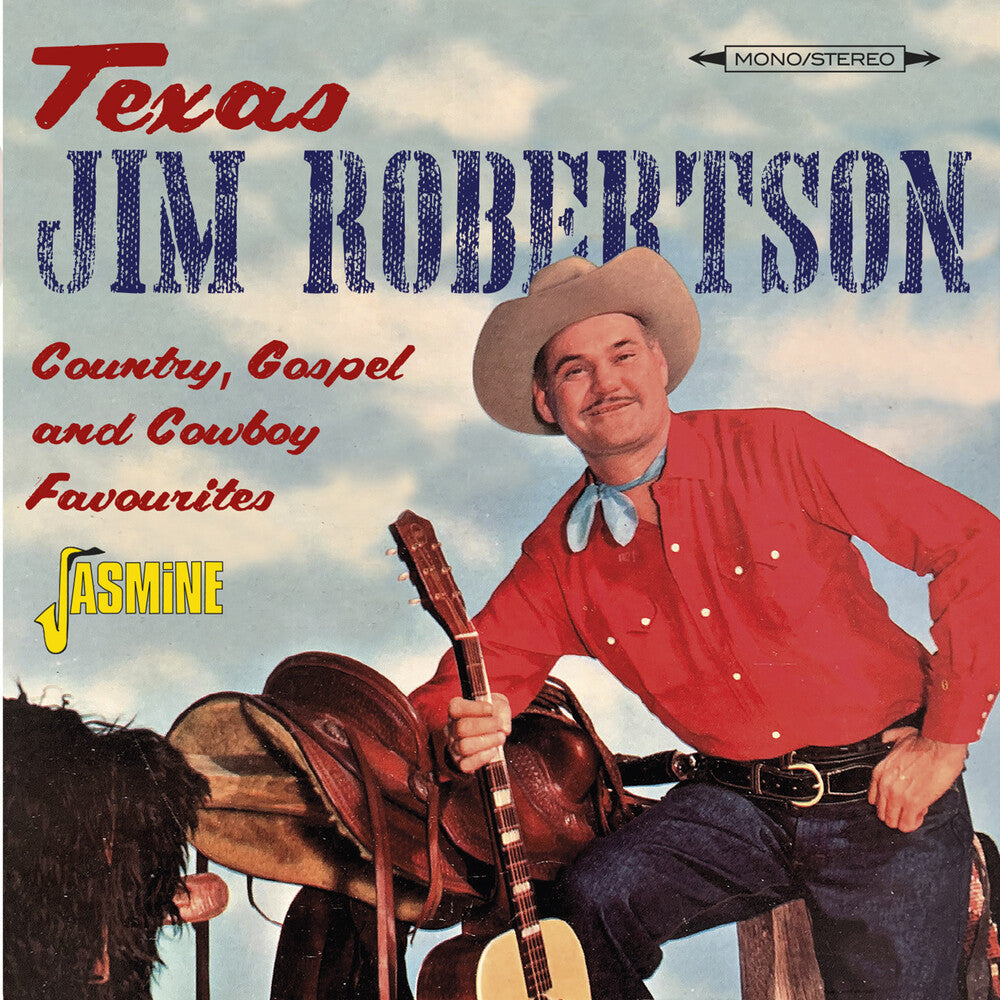 the album cover for Texas Robertson  Jim - Country Gospel & Cowboy Favourites (Uk)