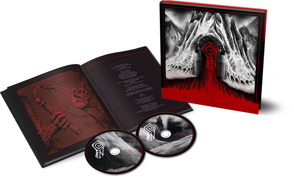 the album cover for Fen - Monuments To Absence - 2cd Book Edition