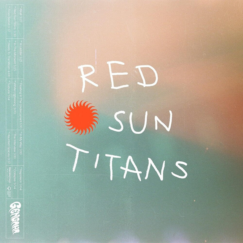the album cover for Gengahr - Red Sun Titans [Colored Vinyl] (Wht) [Indie Exclusive]
