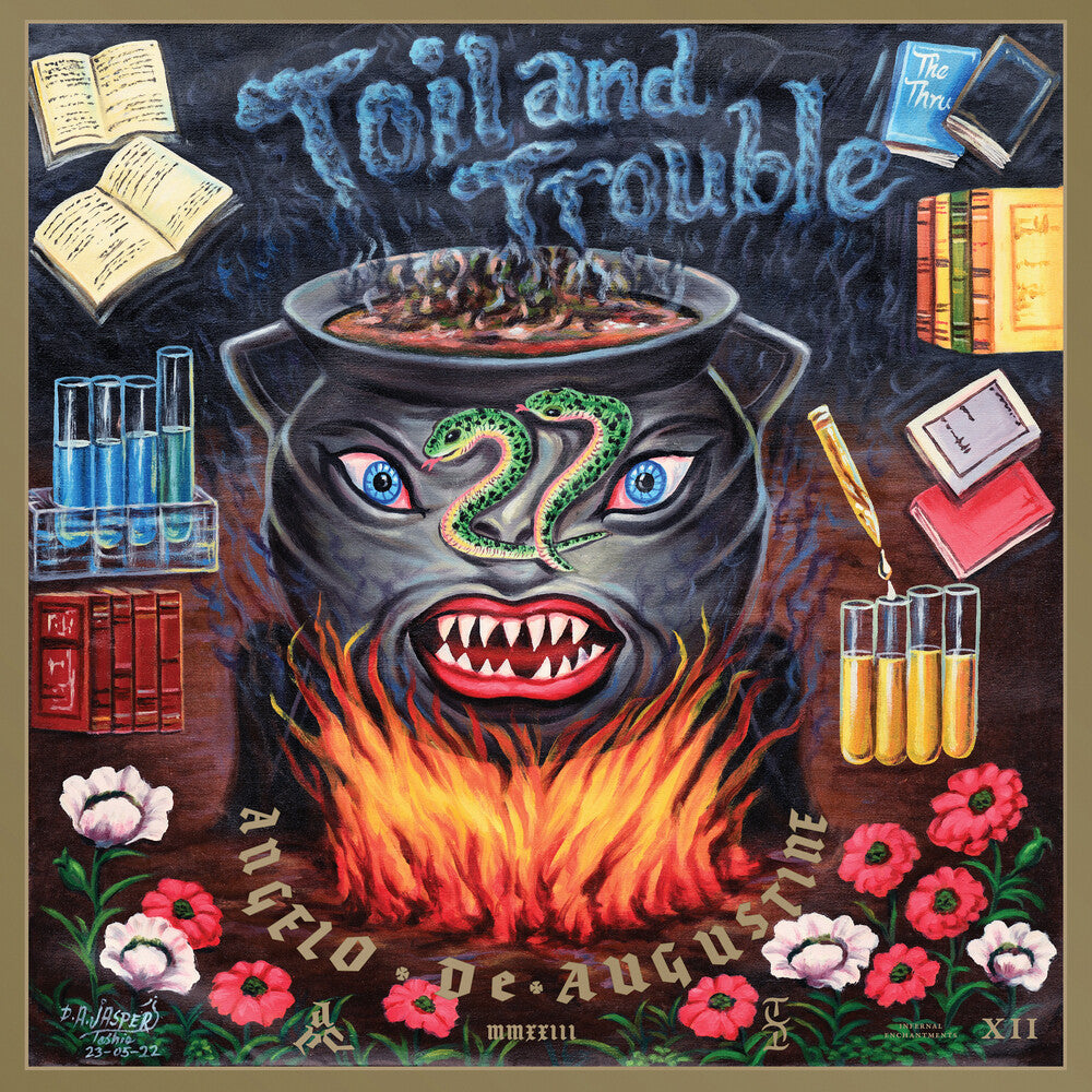 the album cover for Angelo De Augustine - Toil and Trouble