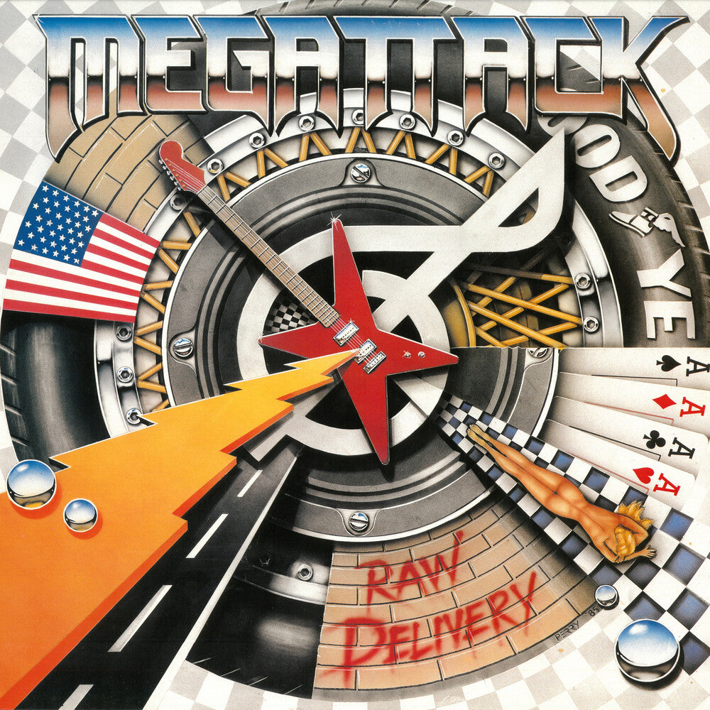 the album cover for Megattack - Raw Delivery