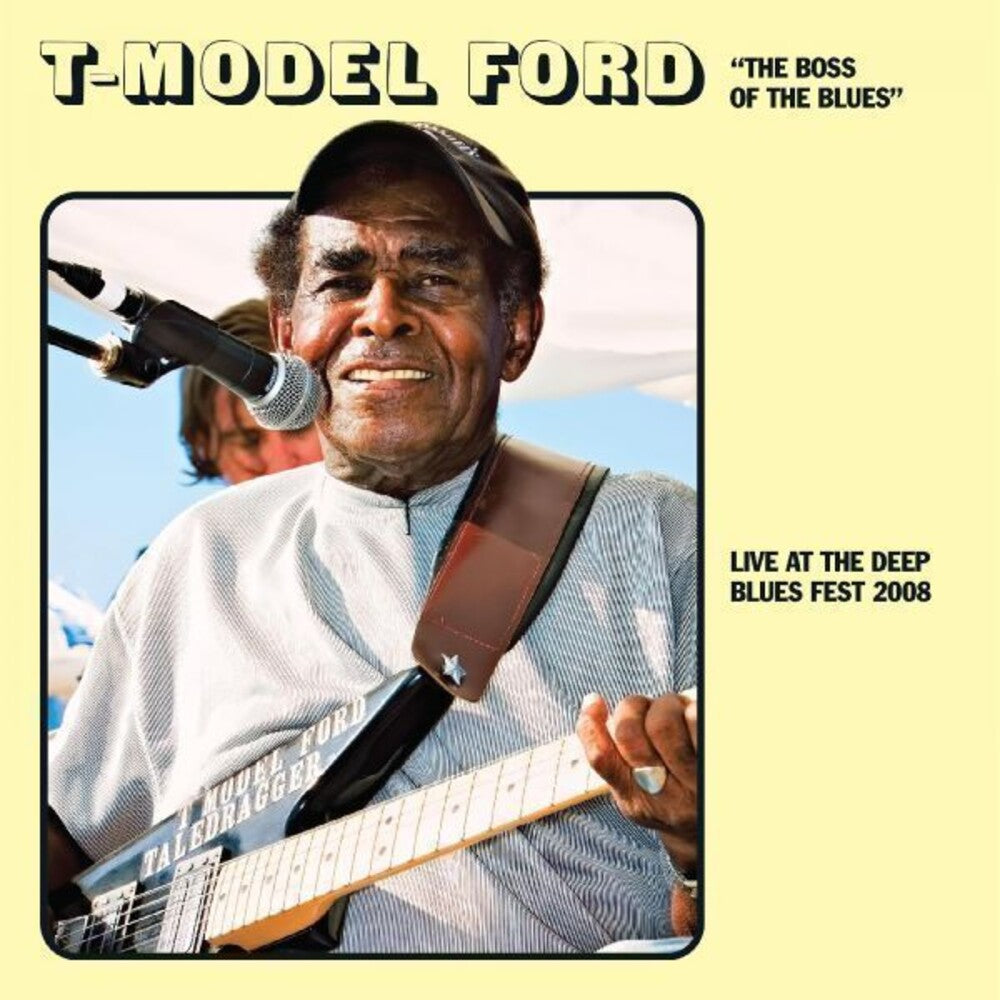 the album cover for T-Model Ford - Live At The Deep Blues 2008 [Clear Vinyl] [Limited Edition] (Org)