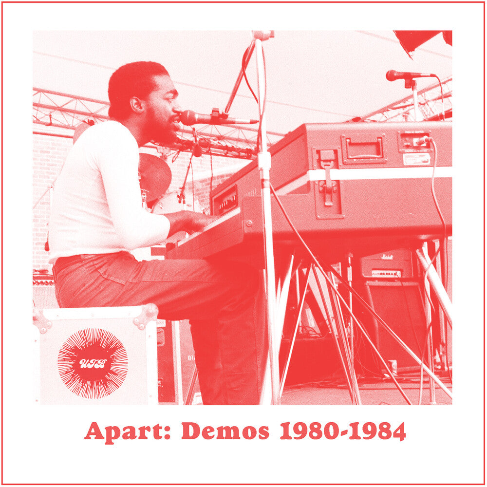 the album cover for Andre Gibson  & Universal Togetherness Band - Apart: Demos (1980-1984) - White [Colored Vinyl] (Wht)