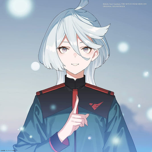 the album cover for Mobile Suit Gundam the Witch From Mercury - O.S.T. - Mobile Suit Gundam The Witch From Mercury Original Soundtrack - Analog Edition