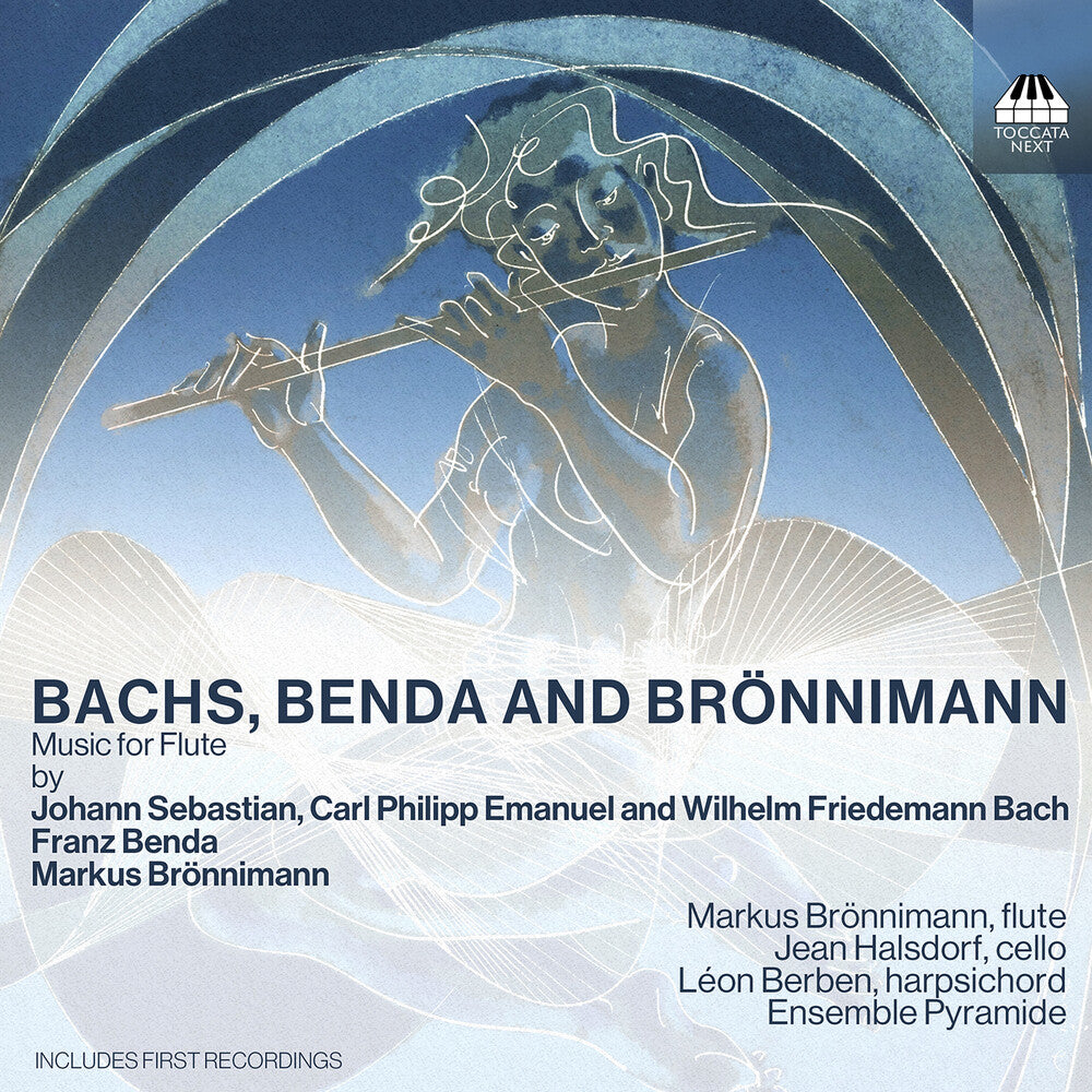 the album cover for Bronnimann / Halsdorf / Berben / Ensemble Pyramide - Music For Flute
