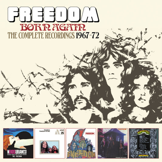 the album cover for Freedom - Born Again: The Complete Recordings 1967-1972 (Uk)