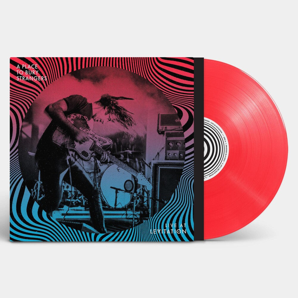 the album cover for A Place To Bury Strangers - Live At Levitation [Neon Coral LP]