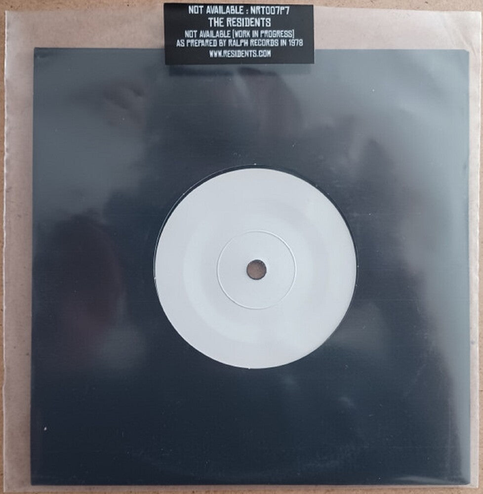 the album cover for Residents - Not Available [Work in Progress] As Prepared By Ralph Records In 1978