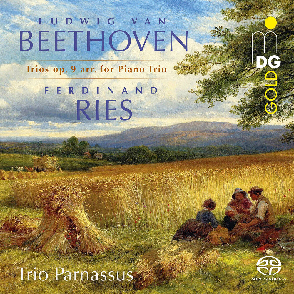 the album cover for L Beethoven .V. / Ries / Trio Parnassus - Trios, Op. 9 (Arr. By Ries) (Hybr)