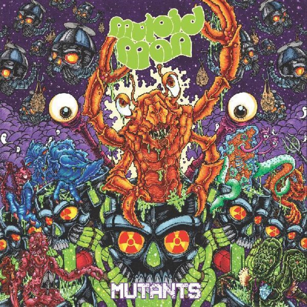 the album cover for Mutoid Man - Mutants [Indie Exclusive Limited Edition Transparent Purple LP]