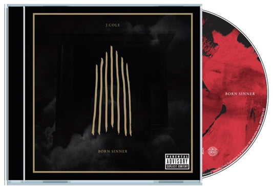 the album cover for J Cole . - Born Sinner