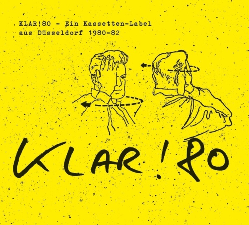 the album cover for Klar 80: Ein Kassetten-Label Aus Dusseldorf / Var - Klar 80: Ein Kassetten-Label Aus Dusseldorf / Var