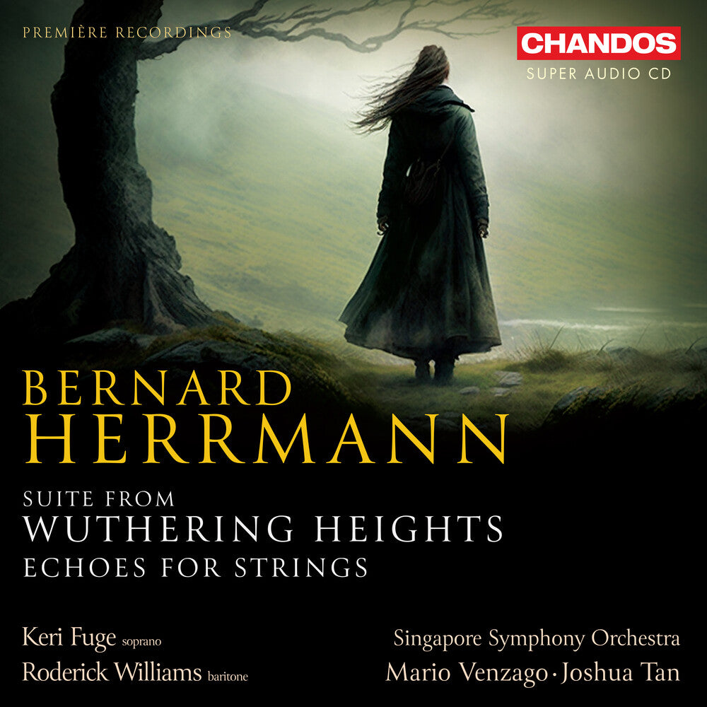 the album cover for Herrmann / Fuge / Singapore Symphony Orchestra - Suite From Wuthering Heights (Hybr)
