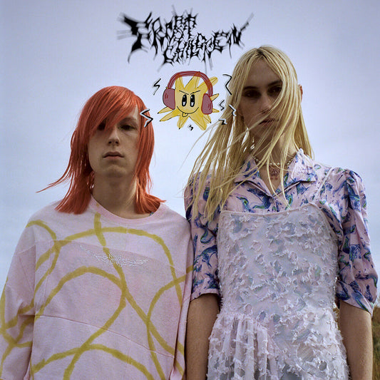 the album cover for Frost Children - Spiral - Red/Yellow [Colored Vinyl] (Red) (Ylw)