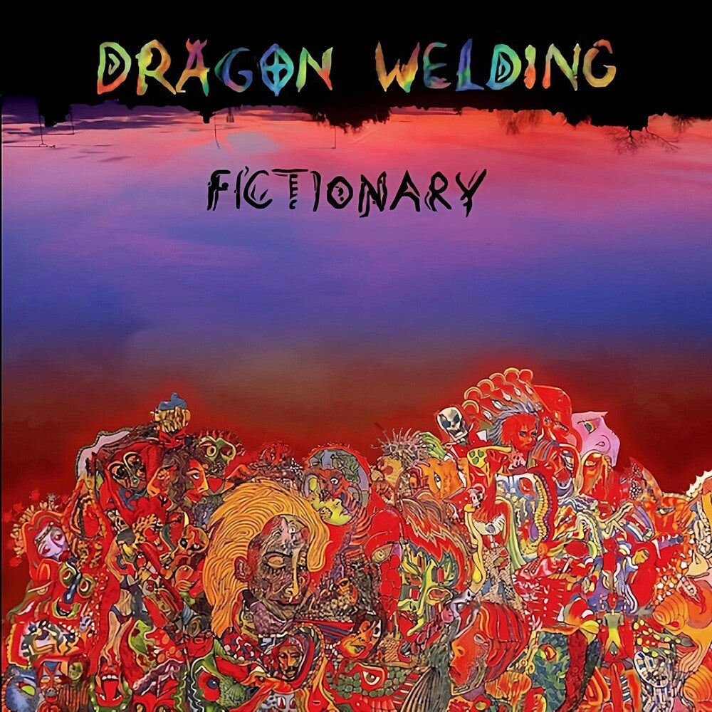 the album cover for Dragon Welding - Fictionary