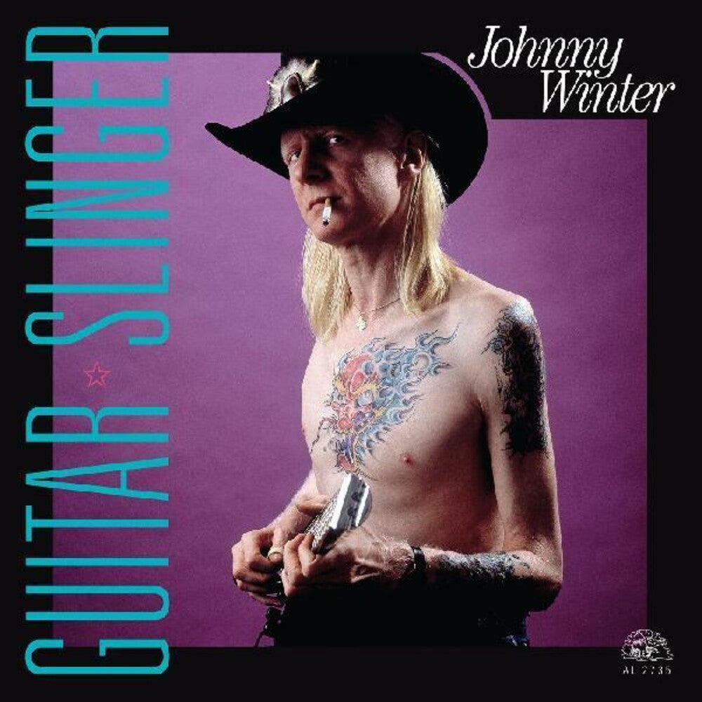 the album cover for Johnny Winter - Guitar Slinger