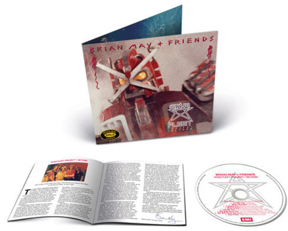 the album cover for Brian May + Friends - Star Fleet Project + Beyond: 40th Anniversary