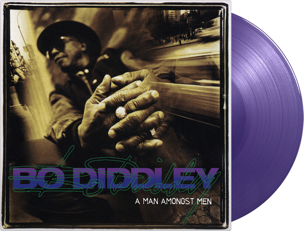 the album cover for Bo Diddley - Man Amongst Men [Colored Vinyl] [Limited Edition] [180 Gram] (Purp) (Hol)