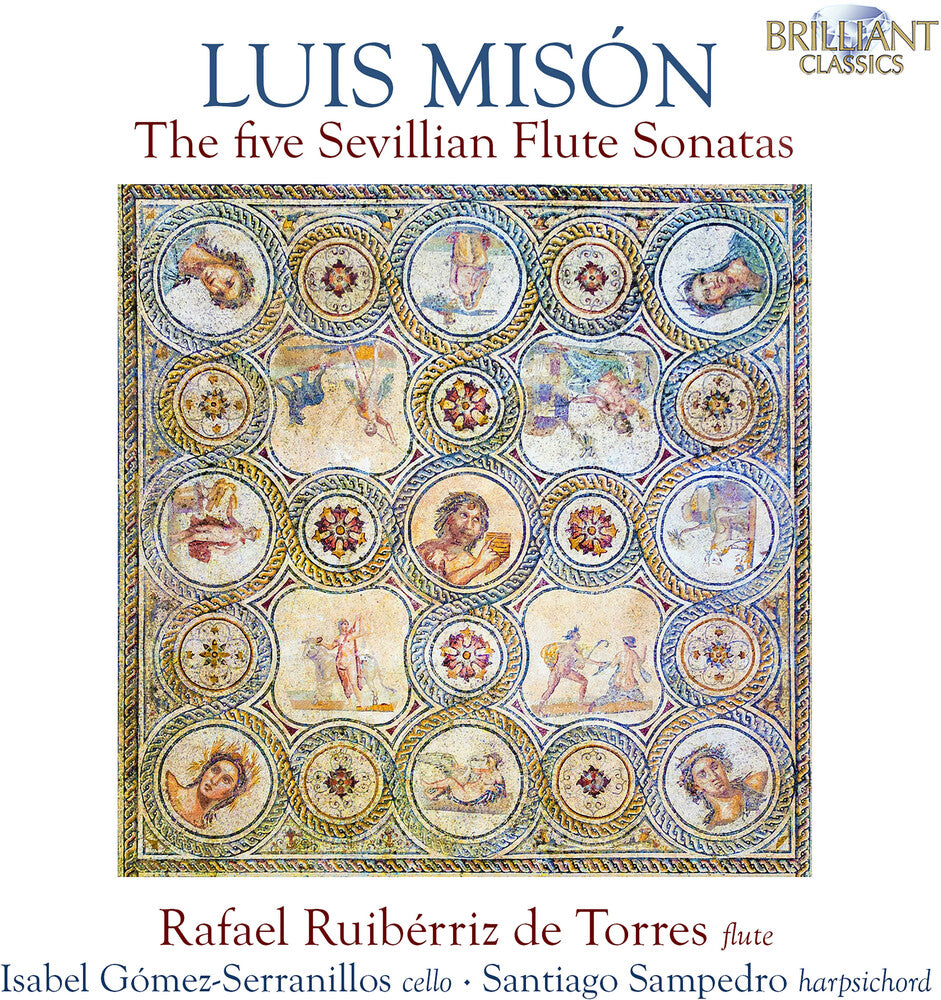 the album cover for Mison / Fernandez / Sampedro - Five Sevillian Flute Sonatas
