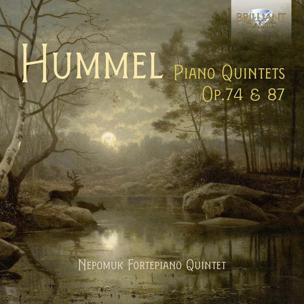the album cover for Hummel / Fukuda / Polman - Piano Quintets Op. 74 & 87