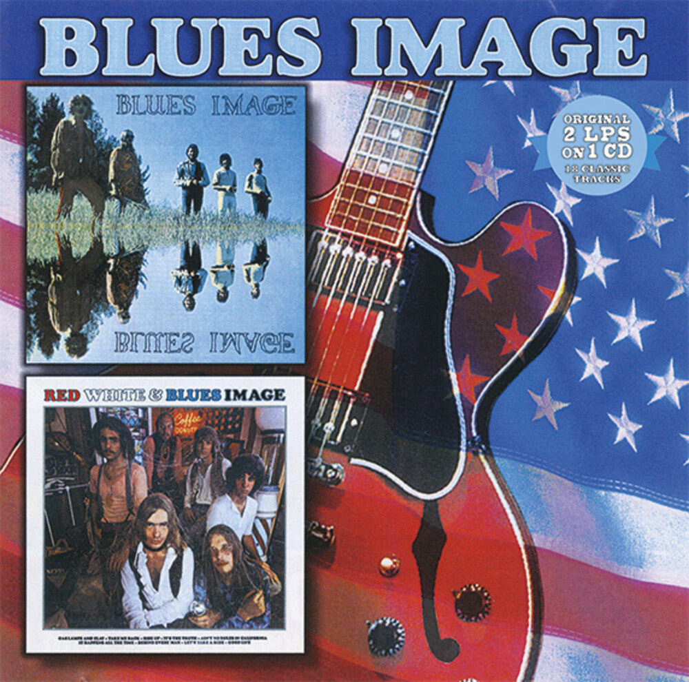 the album cover for Blues Image - Blues Image / Red White & Blues Image (Hol)