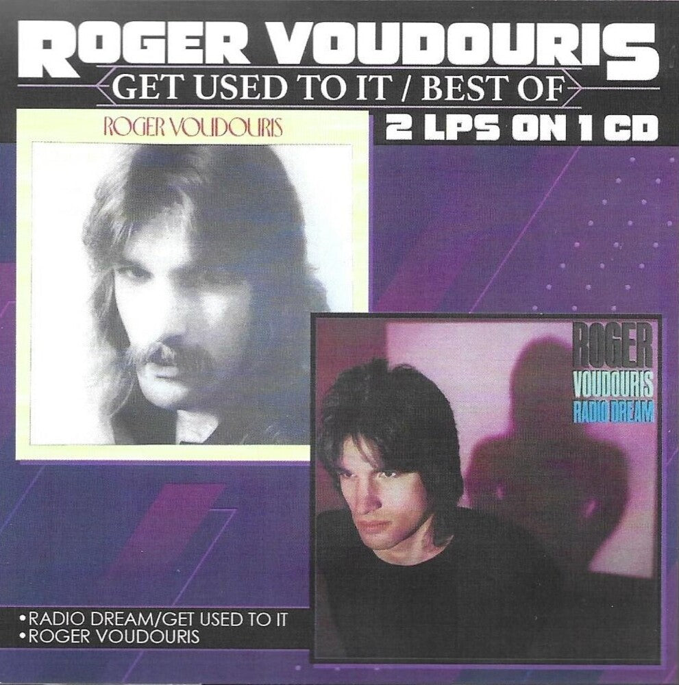 the album cover for Roger Voudouris - Get Used To It-Best Of