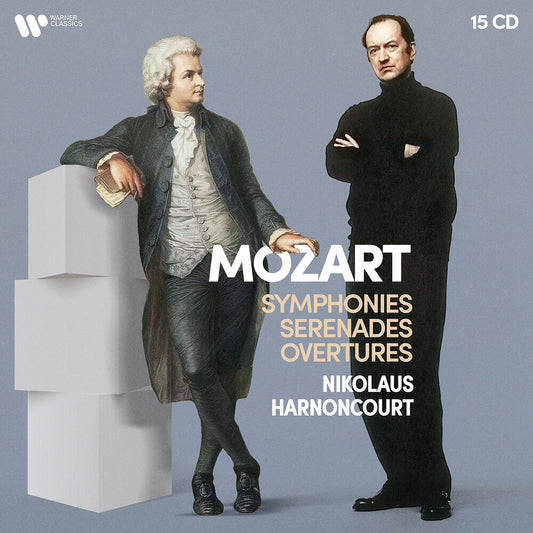 the album cover for Nikolaus Harnoncourt - Mozart: Symphonies Serenades Divertimenti