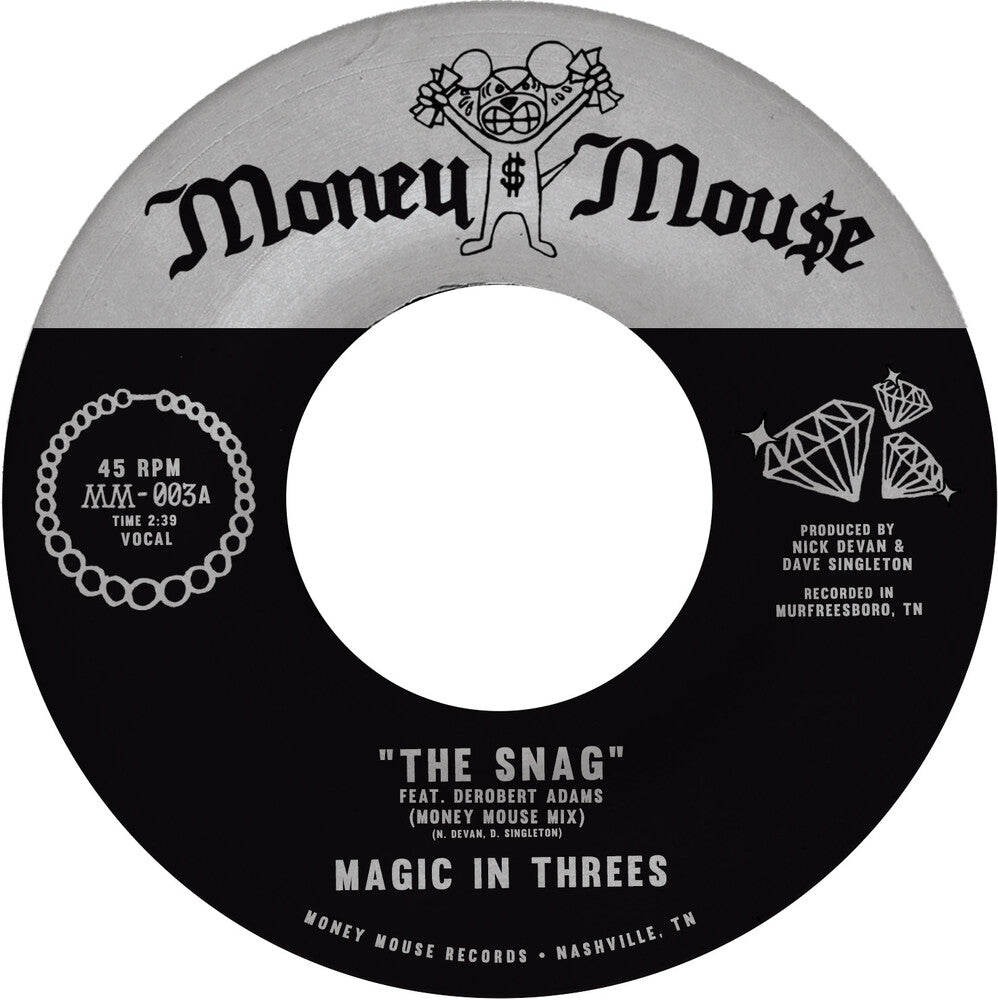 the album cover for Magic In Threes - Snag