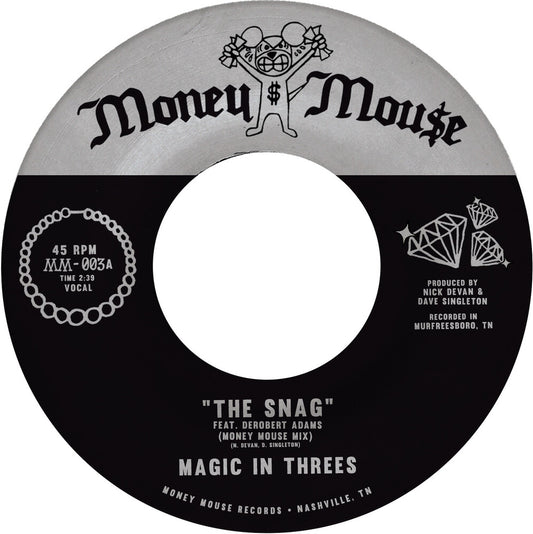 the album cover for Magic In Threes - Snag