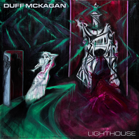 the album cover for Duff Mckagan - Lighthouse [Deluxe White & Clear Marble LP]