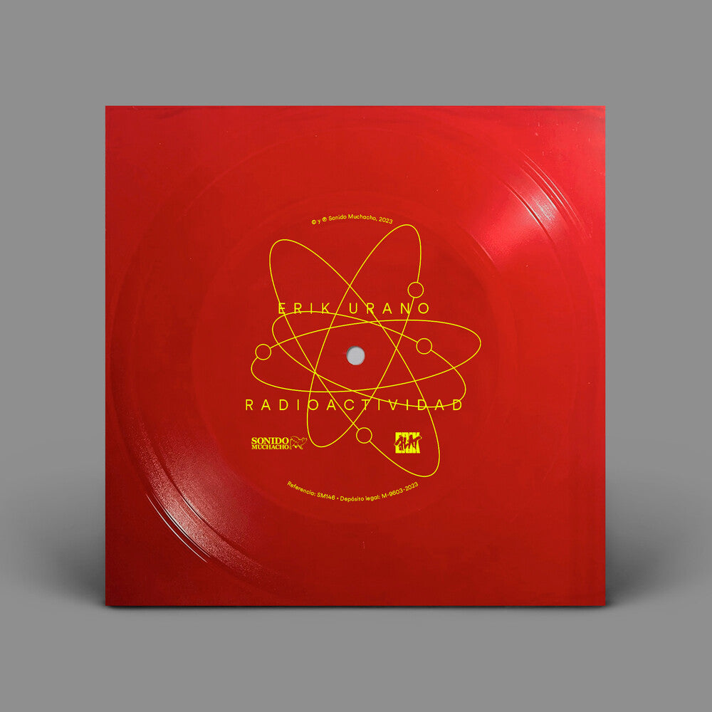 the album cover for Erik Urano - Radioactividad [Colored Vinyl] (Red) (Spa)