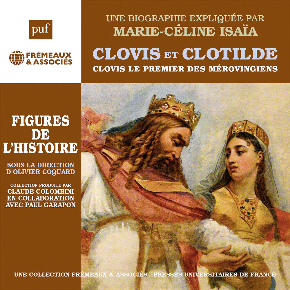 the album cover for Marie Isaia -Celine - Clovis Et Clotilde Clovis Le Premier Merovingien