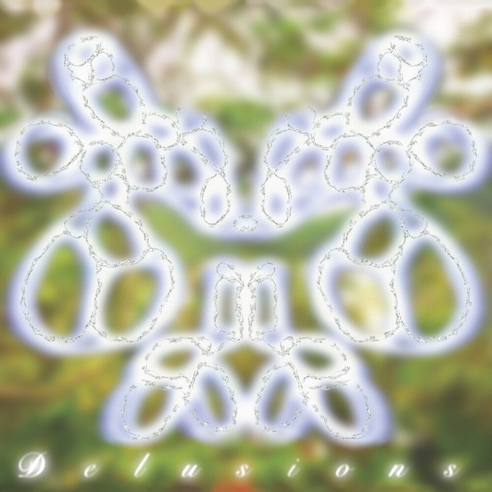 the album cover for Kibi James - Delusions - Green [Colored Vinyl] [Clear Vinyl] (Grn)