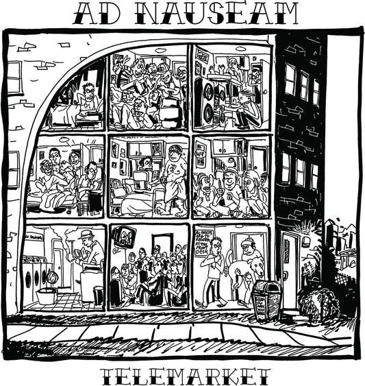 the album cover for Telemarket - Ad Nauseam