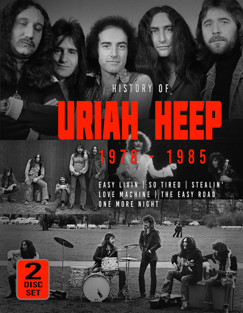 the album cover for Uriah Heep - History Of: 1978-1985