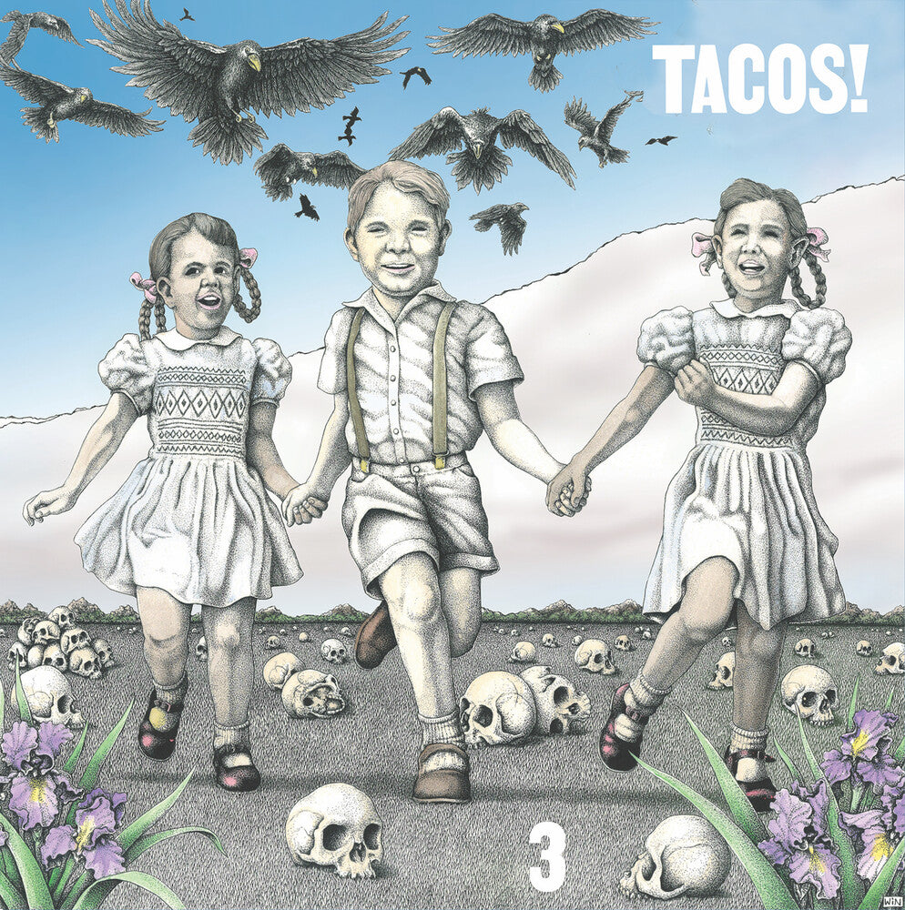 the album cover for Tacos! - 3 (Blue) [Clear Vinyl]