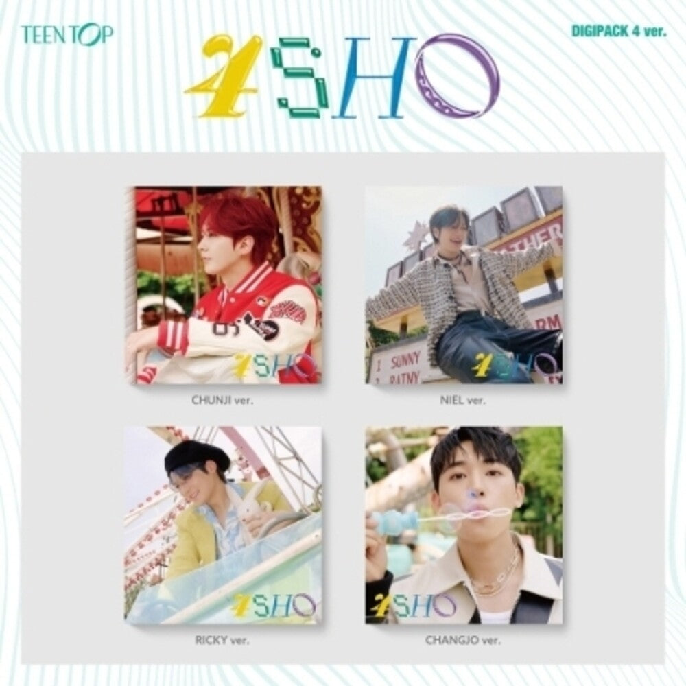 the album cover for Teen Top - 4sho - Random Cover (W/Book) (Phot) [Digipak] (Asia)
