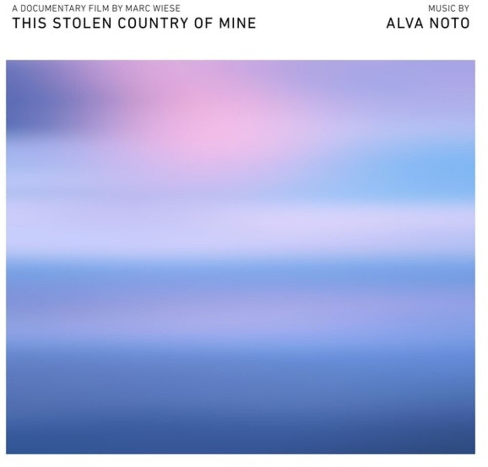 the album cover for Alva Noto - This Stolen Country Of Mine