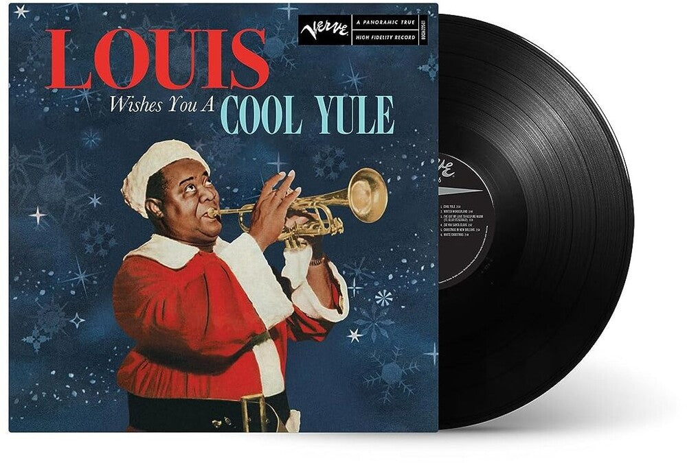 the album cover for Louis Armstrong - Louis Wishes You A Cool Yule