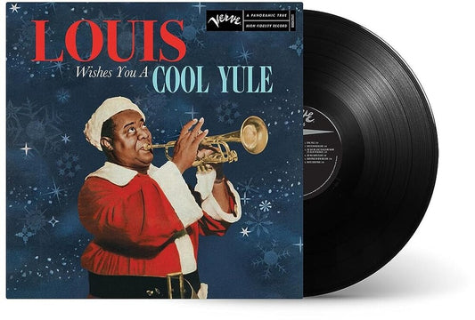 the album cover for Louis Armstrong - Louis Wishes You A Cool Yule