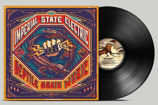 the album cover for Imperial State Electric - Reptile Brain Music