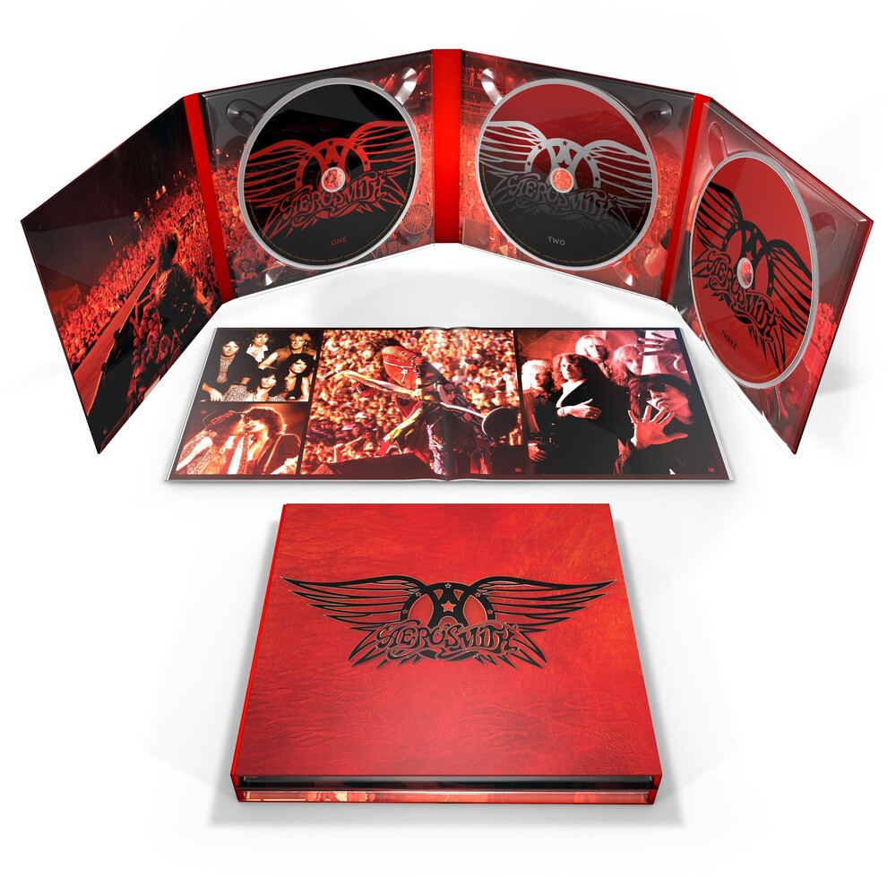 the album cover for Aerosmith - Greatest Hits [Deluxe 3 CD]