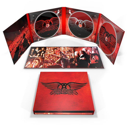 the album cover for Aerosmith - Greatest Hits [Deluxe 3 CD]